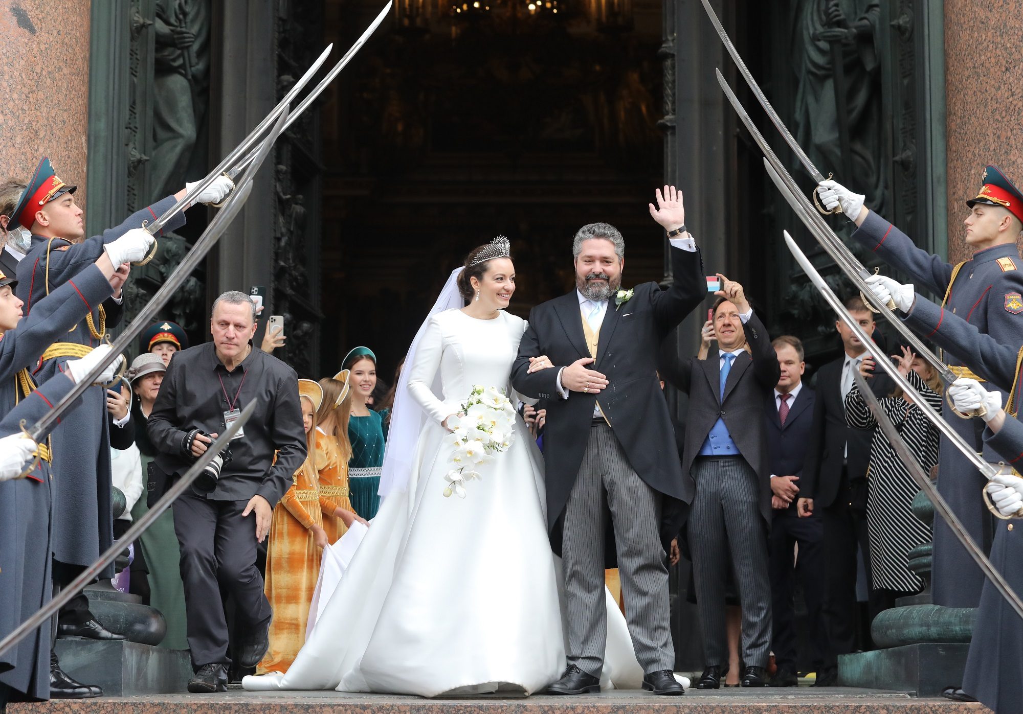 جانب من حفل الزفاف/ رويترز