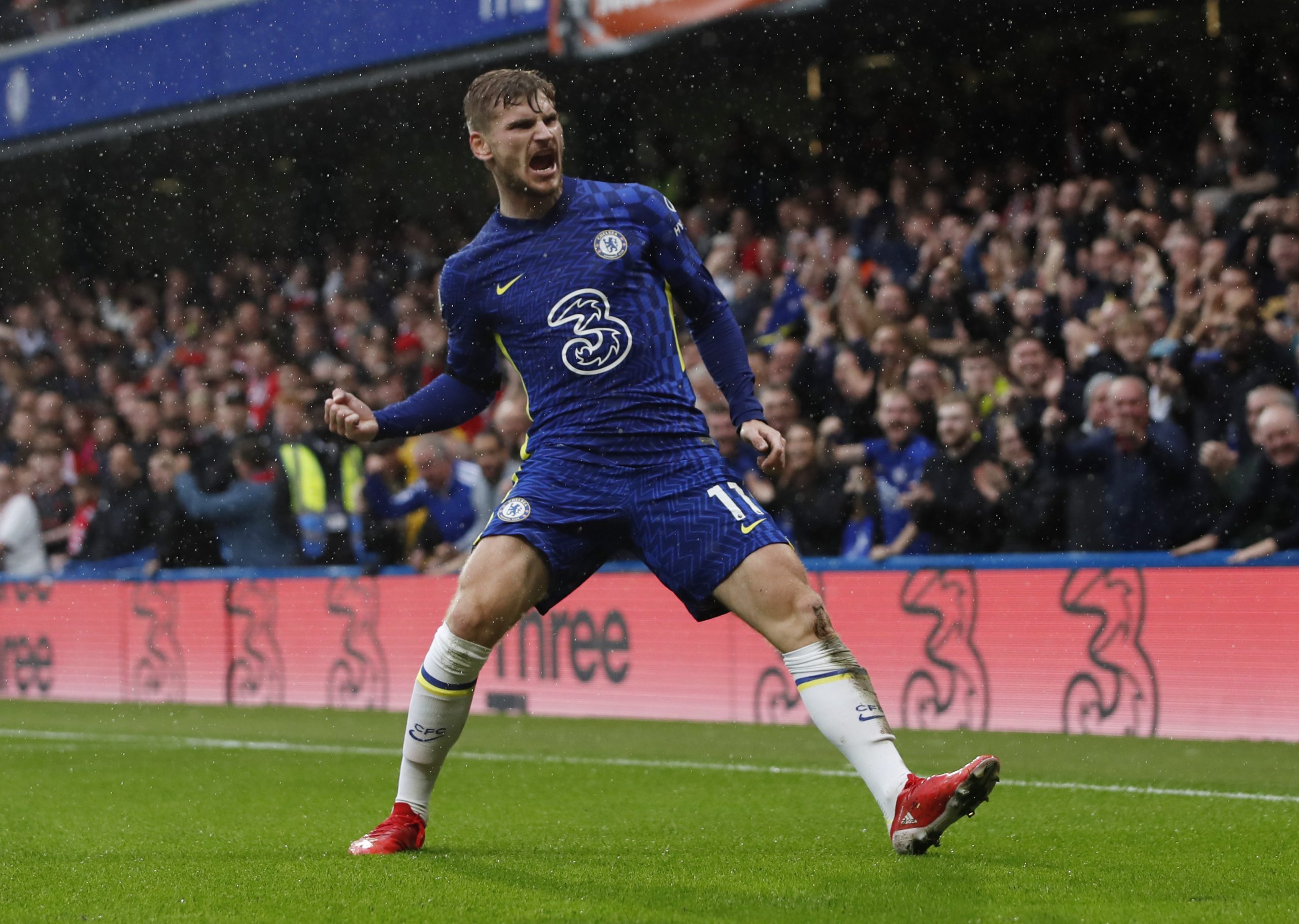 تقنية الفار تسببت بإلغاء 16 هدفاً للألماني فيرنر (رويترز)