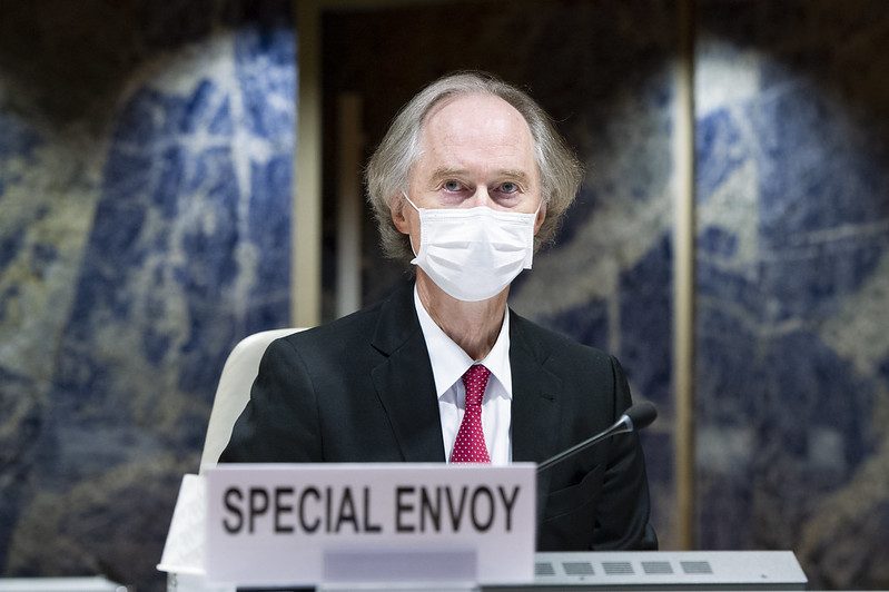 مبعوث الأمم المتحدة إلى سوريا غير بيدرسون/ مواقع التواصل