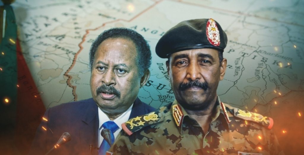 عبد الفتاح البرهان وعبدالله حمدوك - عربي بوست