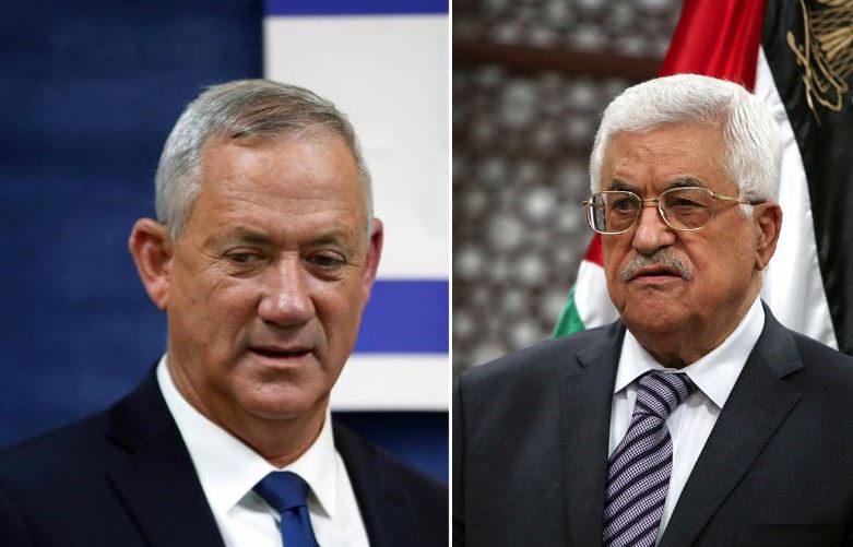 لقاء عباس غانتس