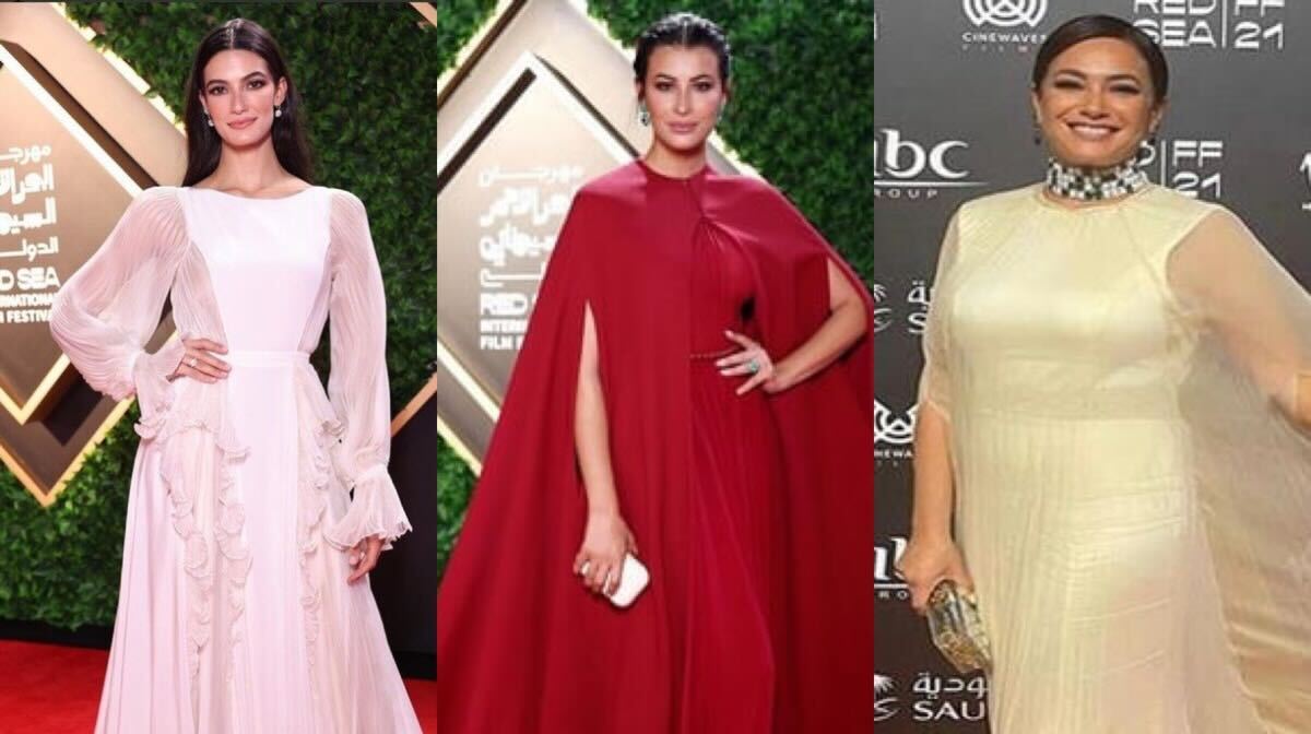 أبرز إطلالات النجوم في افتتاح مهرجان البحر الأحمر السينمائي