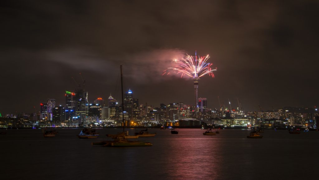 نيوزيلندا 2022 احتفالات راس السنة