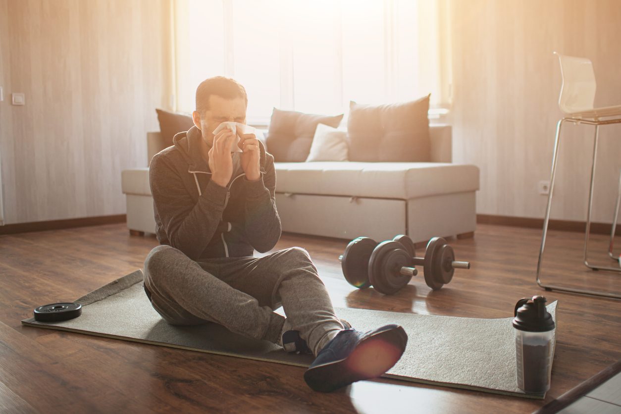 هل من الصحي ممارسة الرياضة عند الإصابة بنزلة برد؟