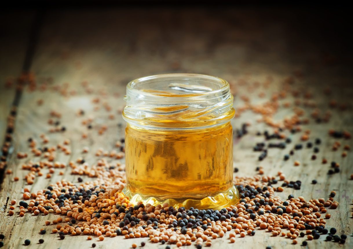 فوائد وأضرار زيت الخردل