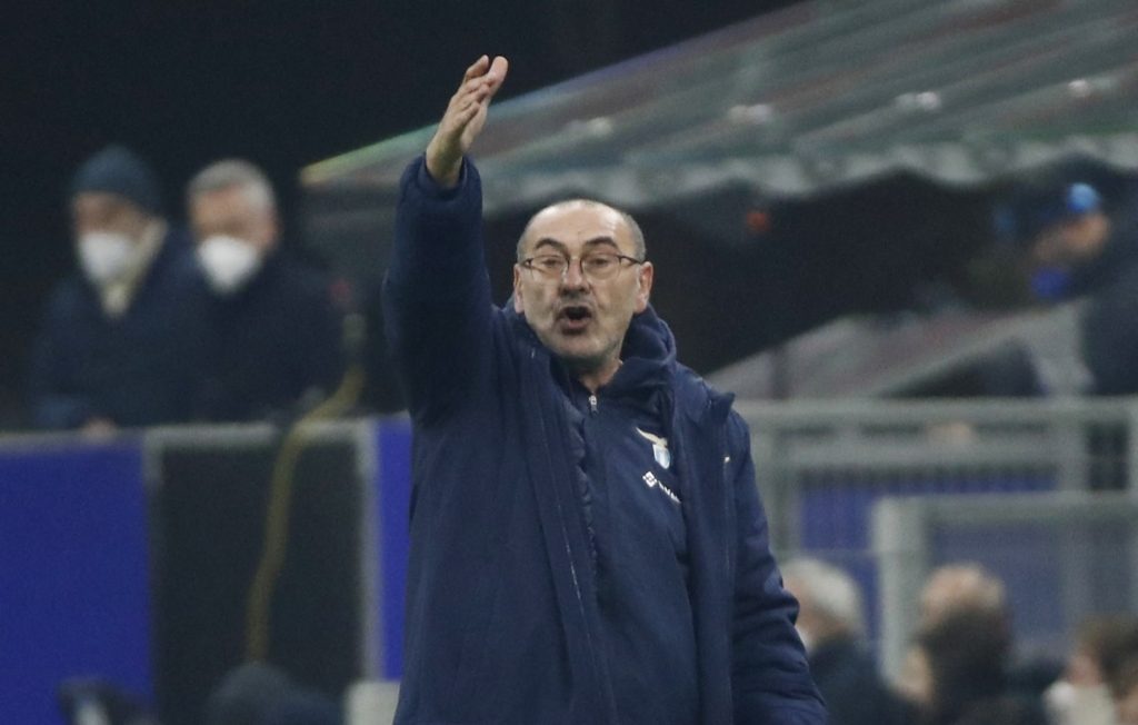 ماوريسيو ساري مدرب لاتسيو (رويترز)