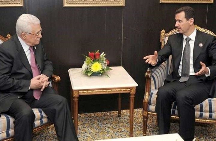 بشار الأسد محمود عباس سوريا