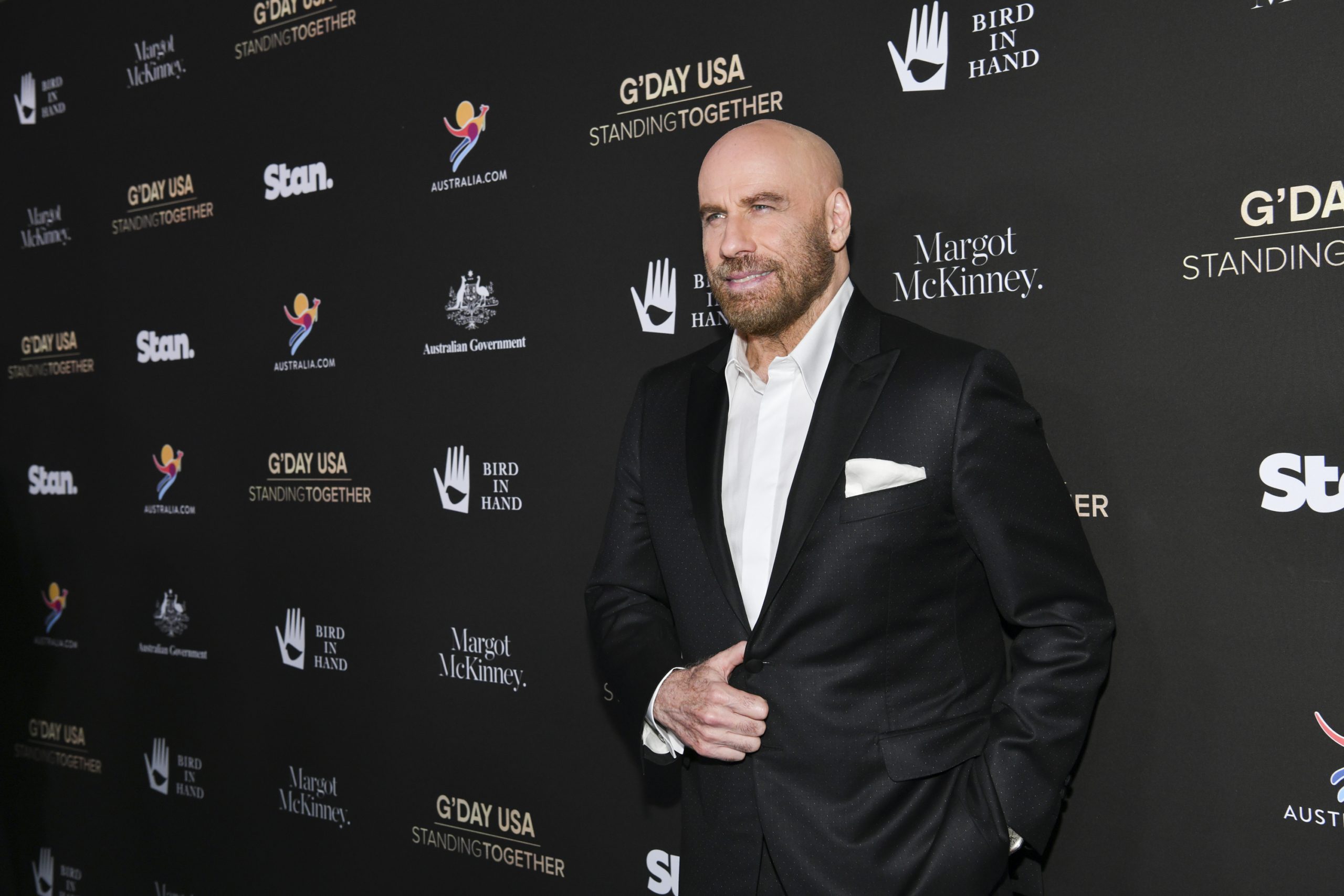 جون ترافولتا وبوسي شلبي