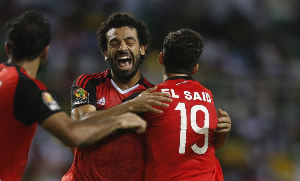 محمد صلاح سجل هدف مصر الوحيد أمام غينيا بيساو