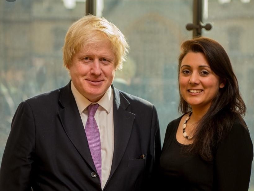 نصرت غني بوريس جونسون