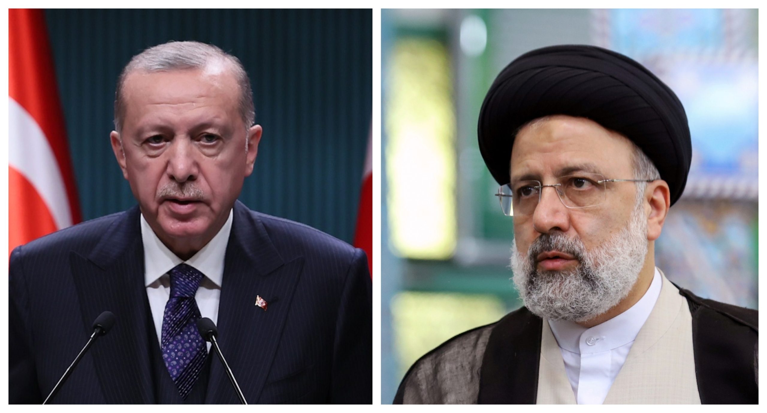 الرئيس الإيراني إبراهيم رئيسي والرئيس التركي رجب طيب أردوغان