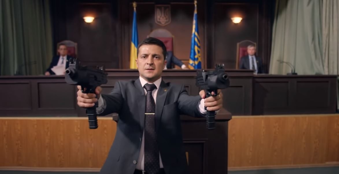 الرئيس الأوكراني في مسلسل "خادم الشعب"