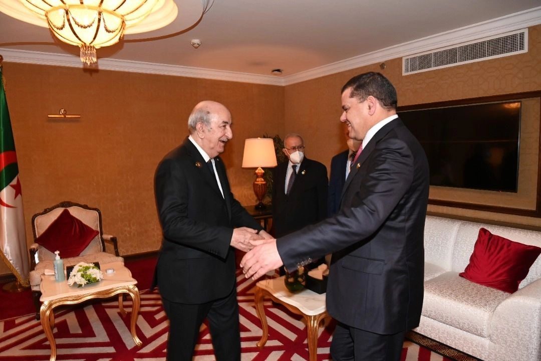 لقاء التبون والدبيبة في قطر (الرئاسة الجزائرية)