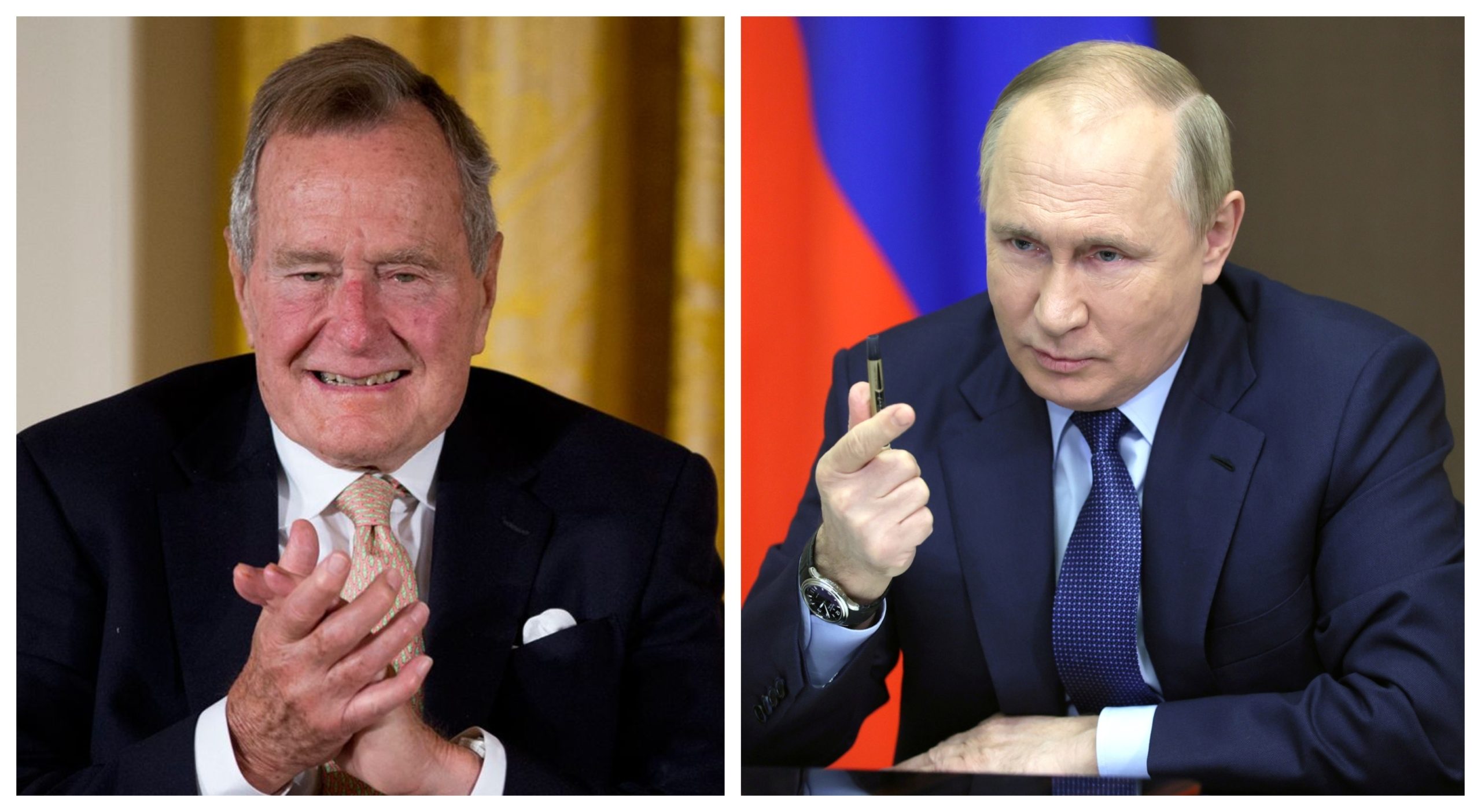 بوتين وجورج بوش الأب ومفهوم النظام العالمي الجديد