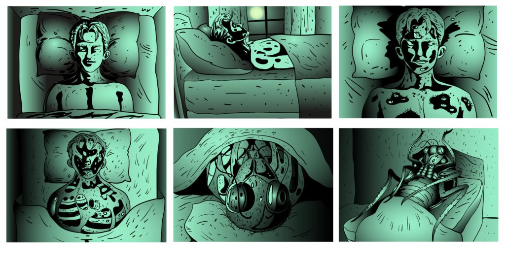 تصور لأحداث رواية المسخ لفرانز كافكا/ Istock