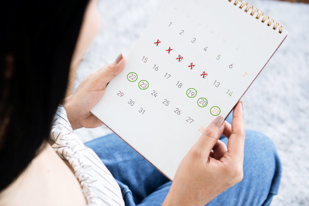 تغيرات الدورة الشهرية \ istock