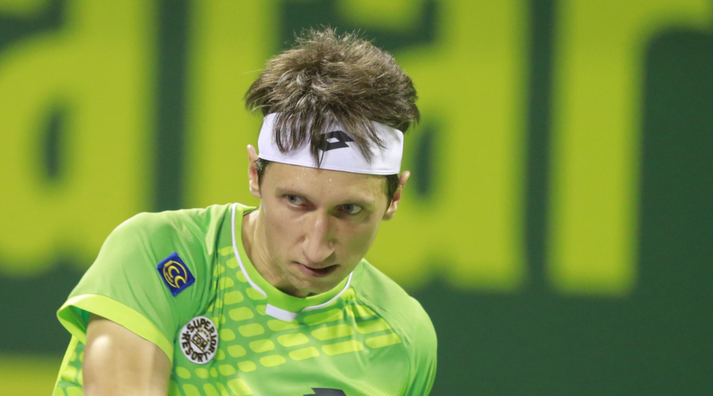 لاعب التنس الأوكراني سيرغي ستاكوفسكي (رويترز)