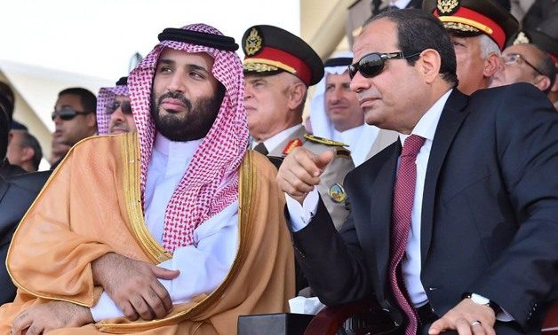 الأزمة تلتقتصادية في مصر عبد الفتاح السيسي مع الأمير محمد بن سلمان