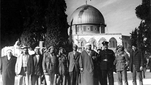 الشيخ مصطفى إسماعيل في الأقصى/ أرشيفية