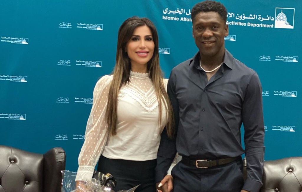 كلارن سيدورف مع زوجته الإيرانية صوفا / مواقع التواصل الإجتماعي