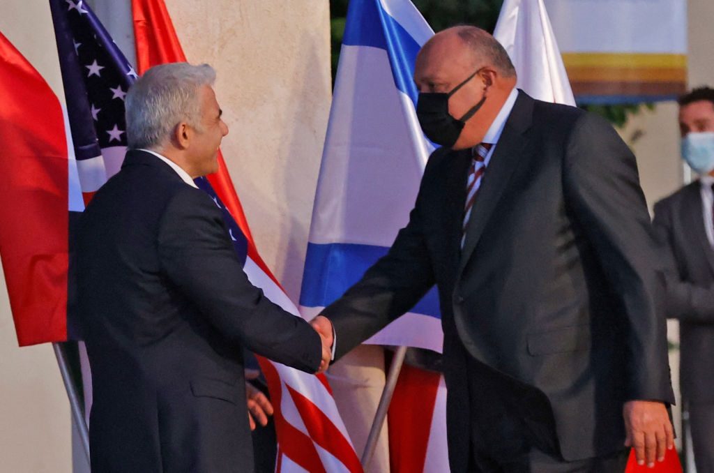 وزير الخارجية المصري سامح شكري منتدى النقب