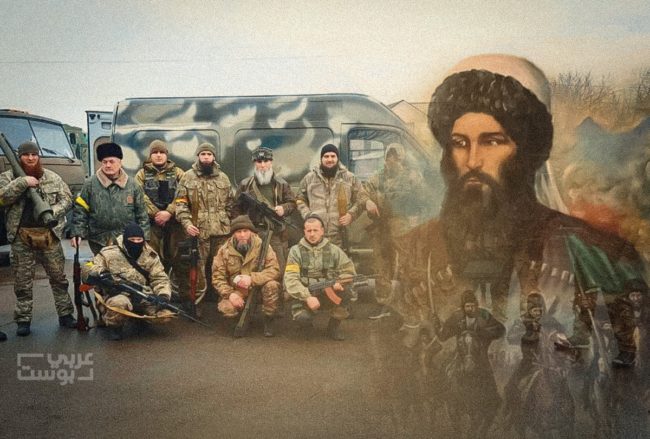 يقاتلون روسيا بشراسة ويهتفون “الله أكبر”.. ما هي كتيبة الشيخ منصور الشيشانية التي تحارب إلى جانب أوكرانيا؟