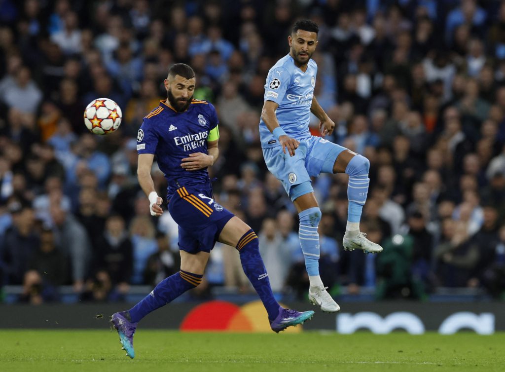 موعد مباراة ريال مدريد ومانشستر سيتي والقنوات الناقلة (رويترز)