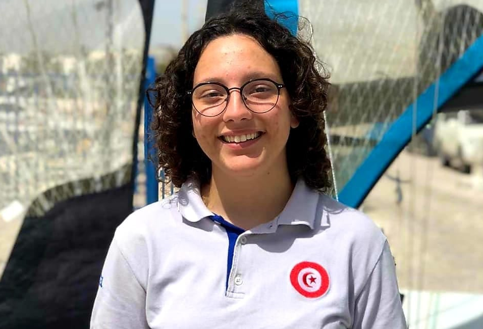 اللاعبة التونسية آية قزقز (وزارة الشباب والرياضة التونسية)