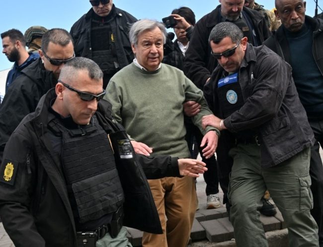 “صدمة” بالأمم المتحدة! روسيا تقصف كييف بالتزامن مع وجود الأمين العام للمنظمة بالعاصمة الأوكرانية