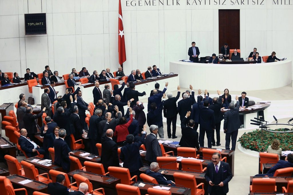 جلسة للبرلمان التركي