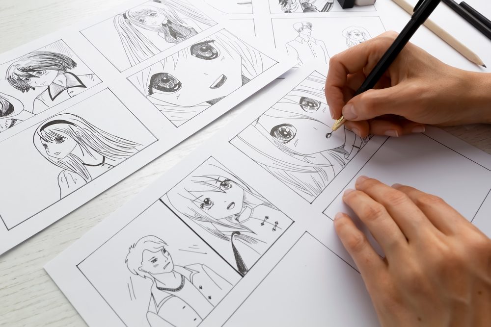 shutterstock\ المانجا اليابانية