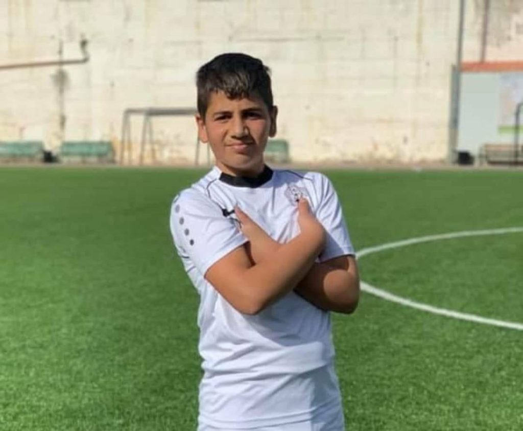 قوات الاحتلال تقتل ناشئاً فلسطينياً / موقع الاتحاد الفلسطيني لكرة القدم