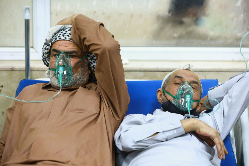 Getty Images/ يمكن أن تسبب العواصف الرملية والترابية خطراً كبيراً على صحة الإنسان، وخاصة بالنسبة للأشخاص الذين يعانون من مشاكل في الجهاز التنفسي.