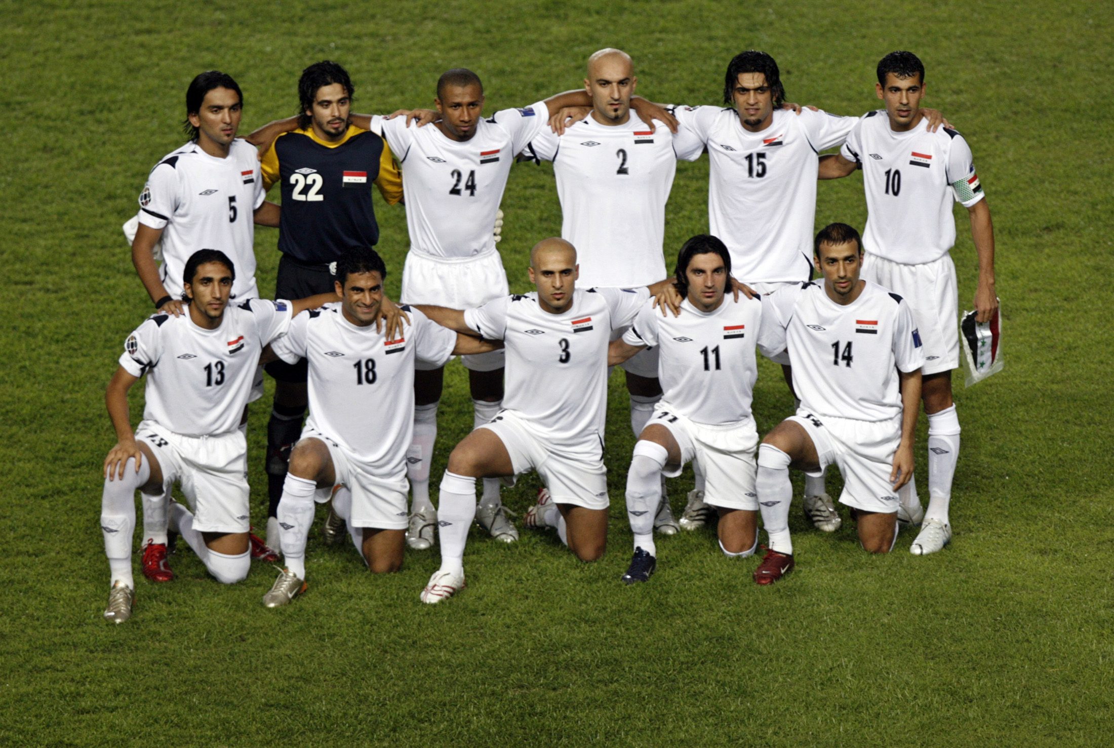 منتخب العراق لكرة القدم الفائز بكأس آسيا 2007 (رويترز)