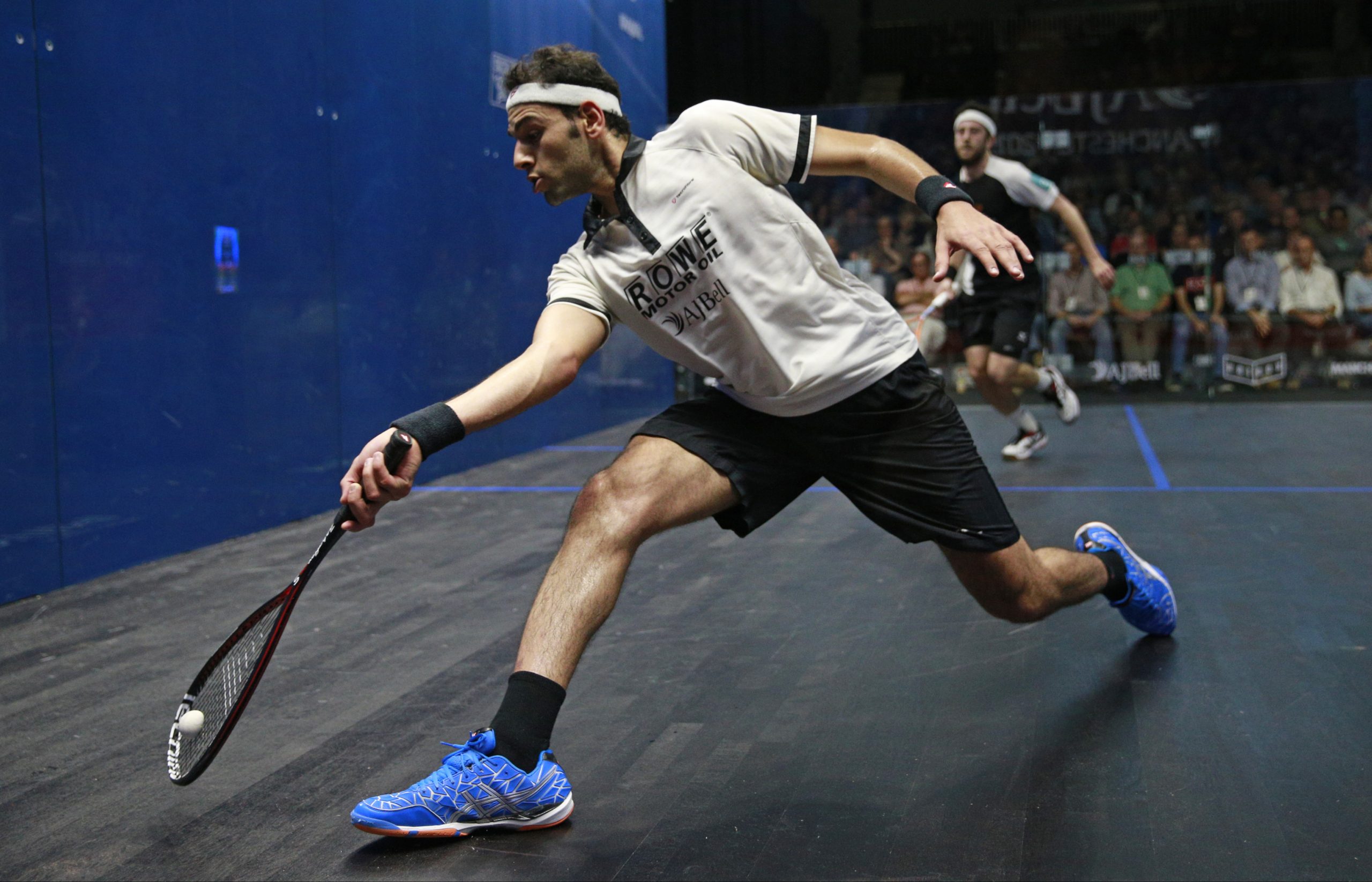 المصري محمد الشوربجي الذي قرر تمثيل إنجلترا في الاسكواش (رويترز)