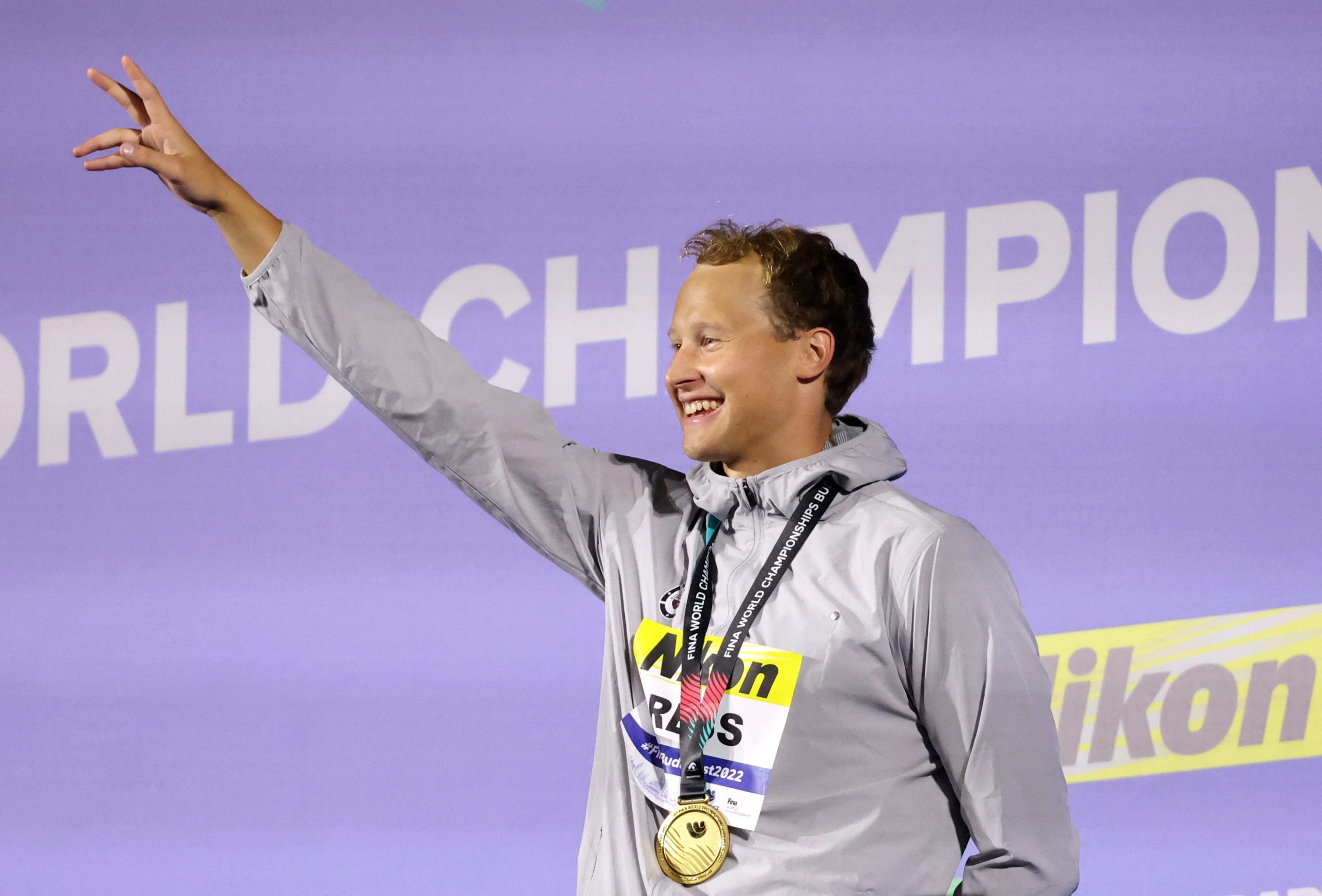 السباح الأمريكي جاستن ريس (رويترز)