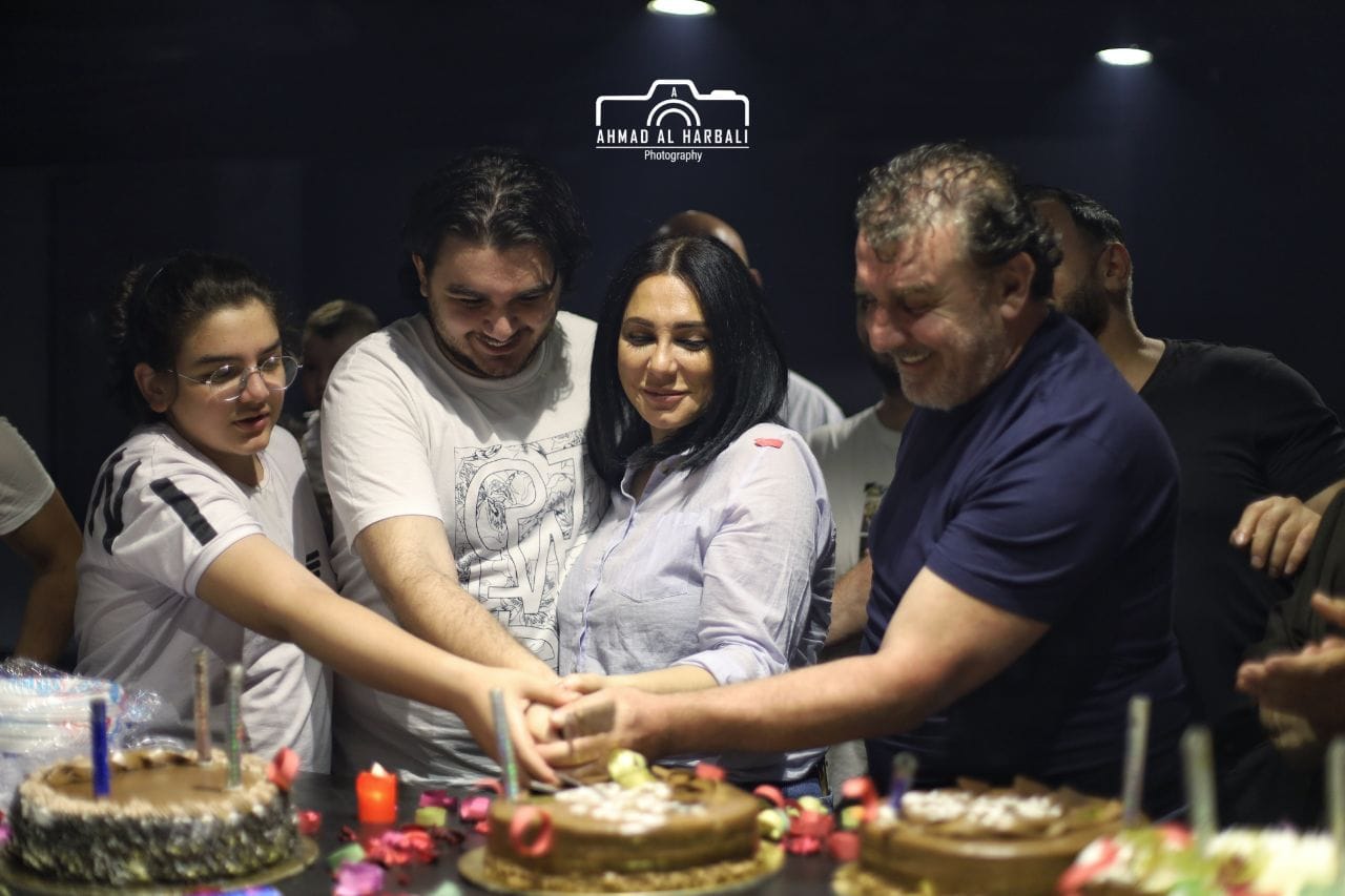 Facebook/ سلاف فواخرجي ووائل رمضان سوياً