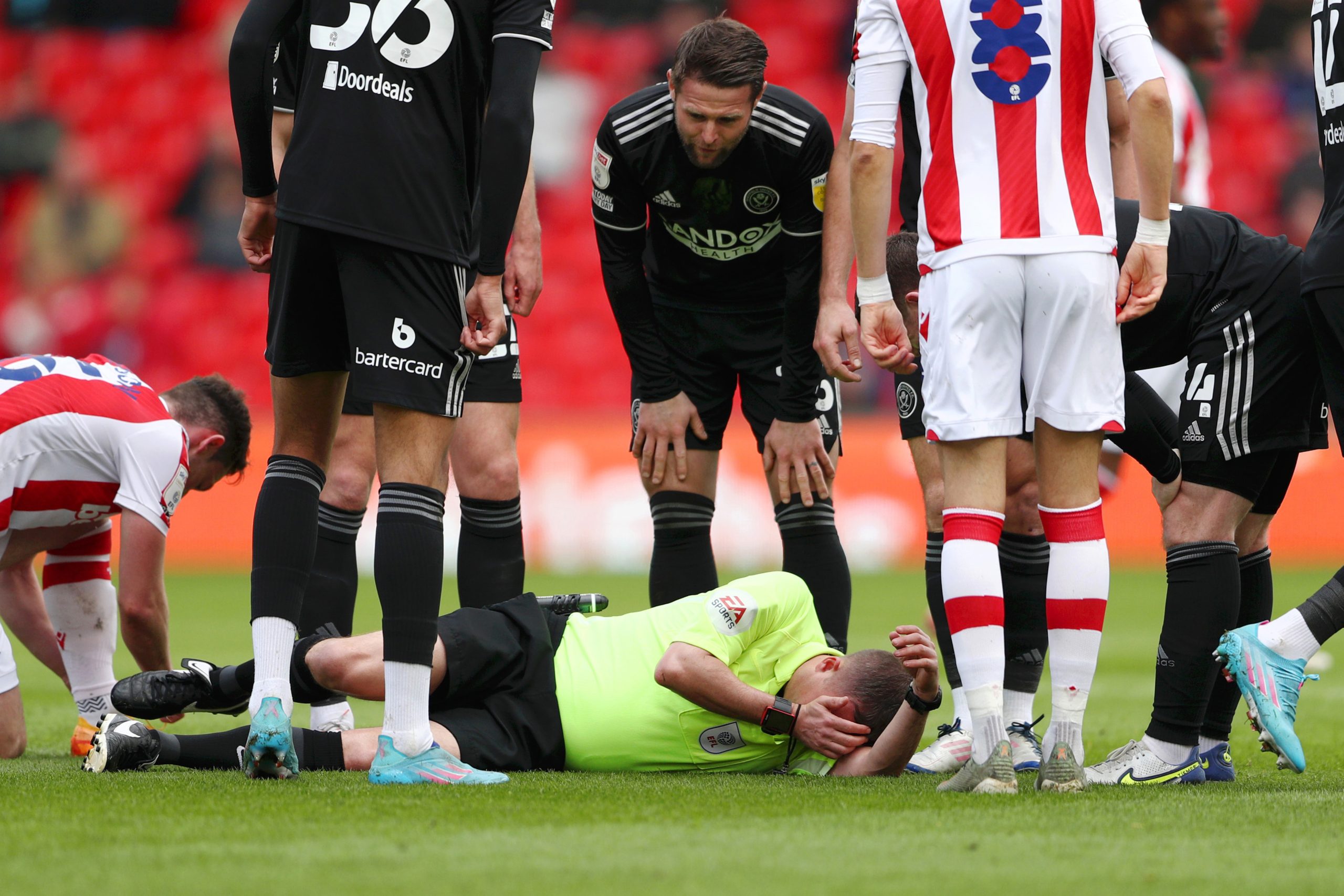 وفاة حكم خلال مباراة - صورة تعبيرية