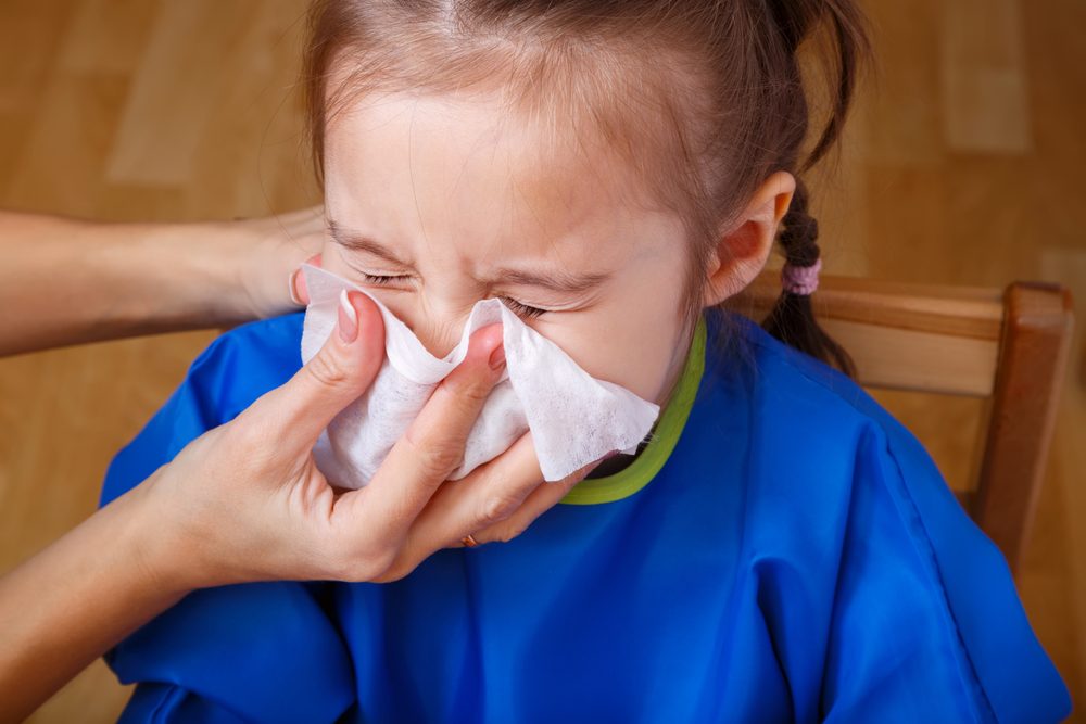 سيلان الأنف shutterstock