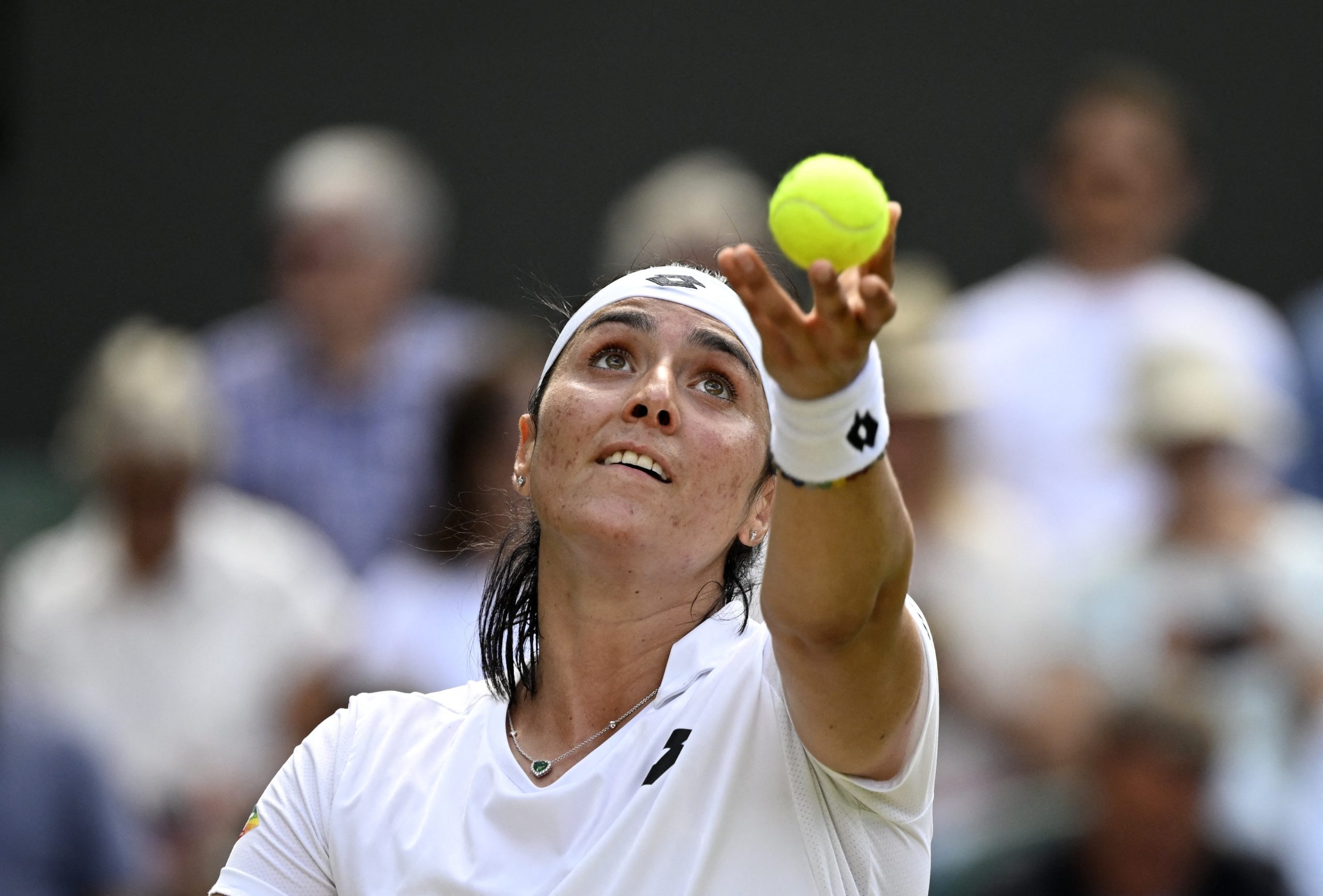 أنس جابر تستعد لخوض نهائي بطولة ويمبلدون (رويترز)