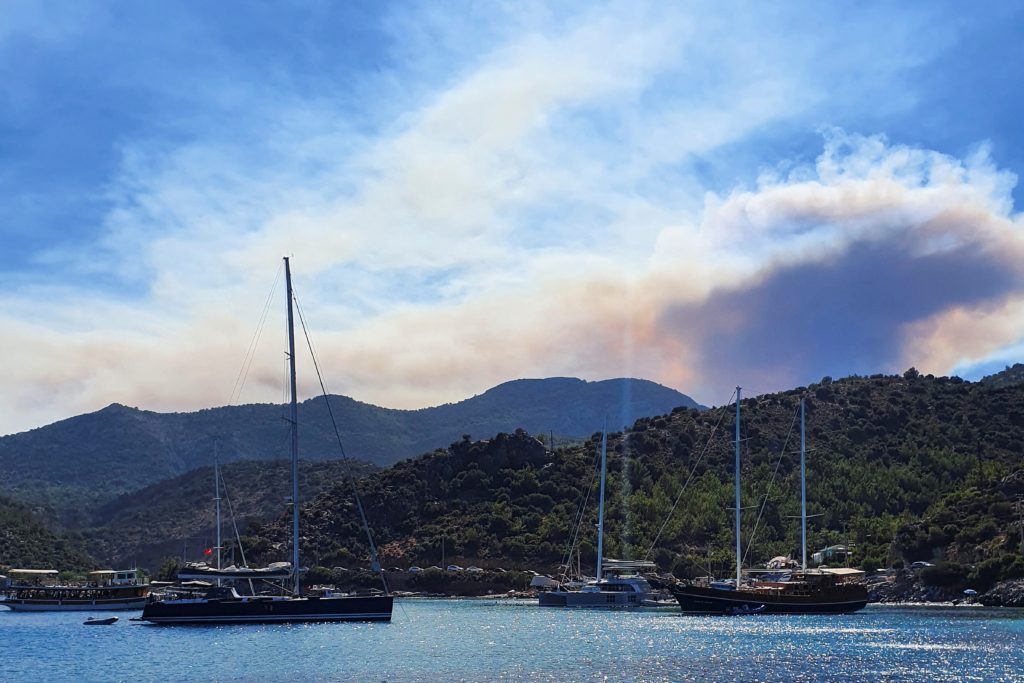 تركيا حرائق