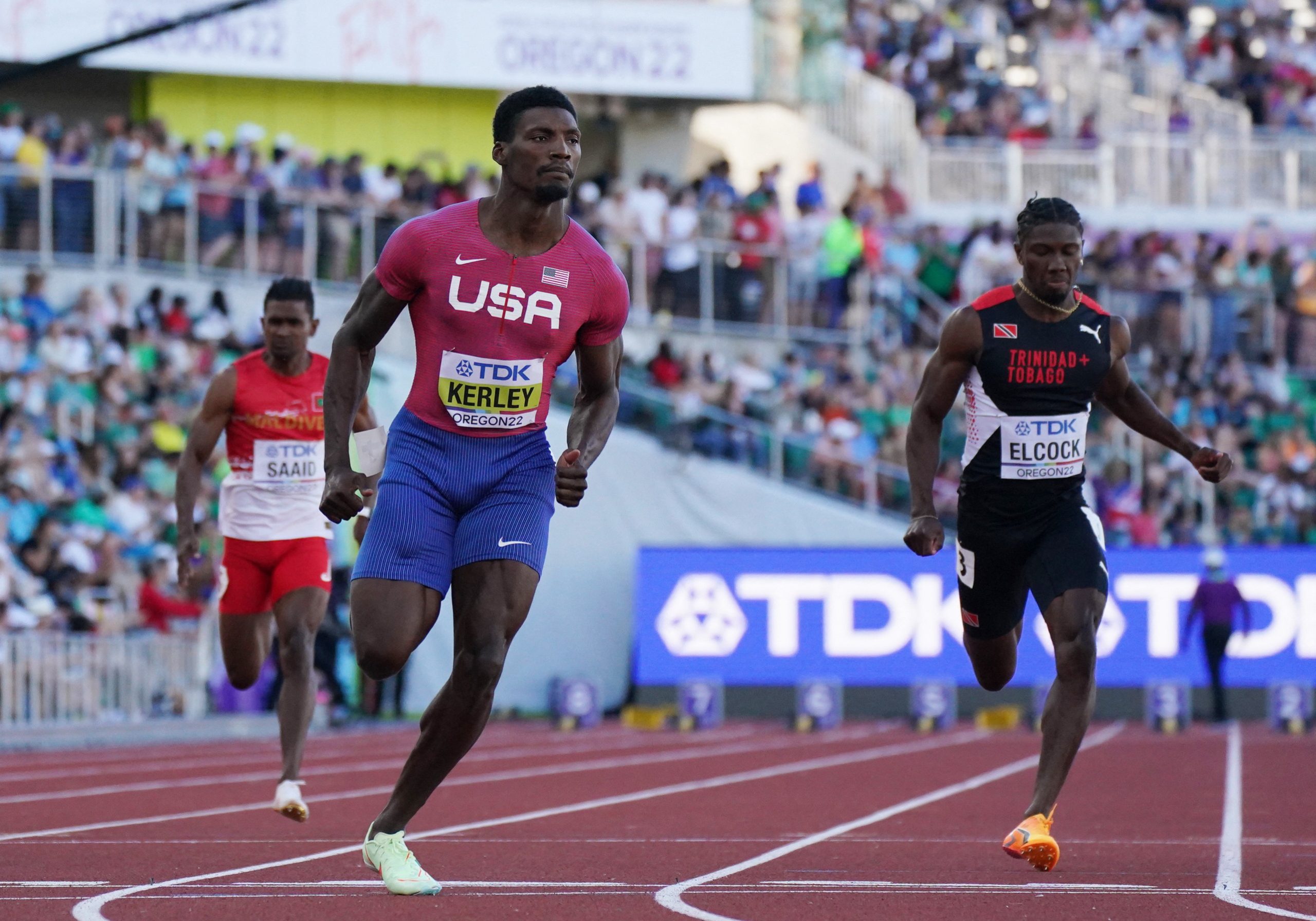 فريد كيرلي أسرع رجل في العالم (رويترز)