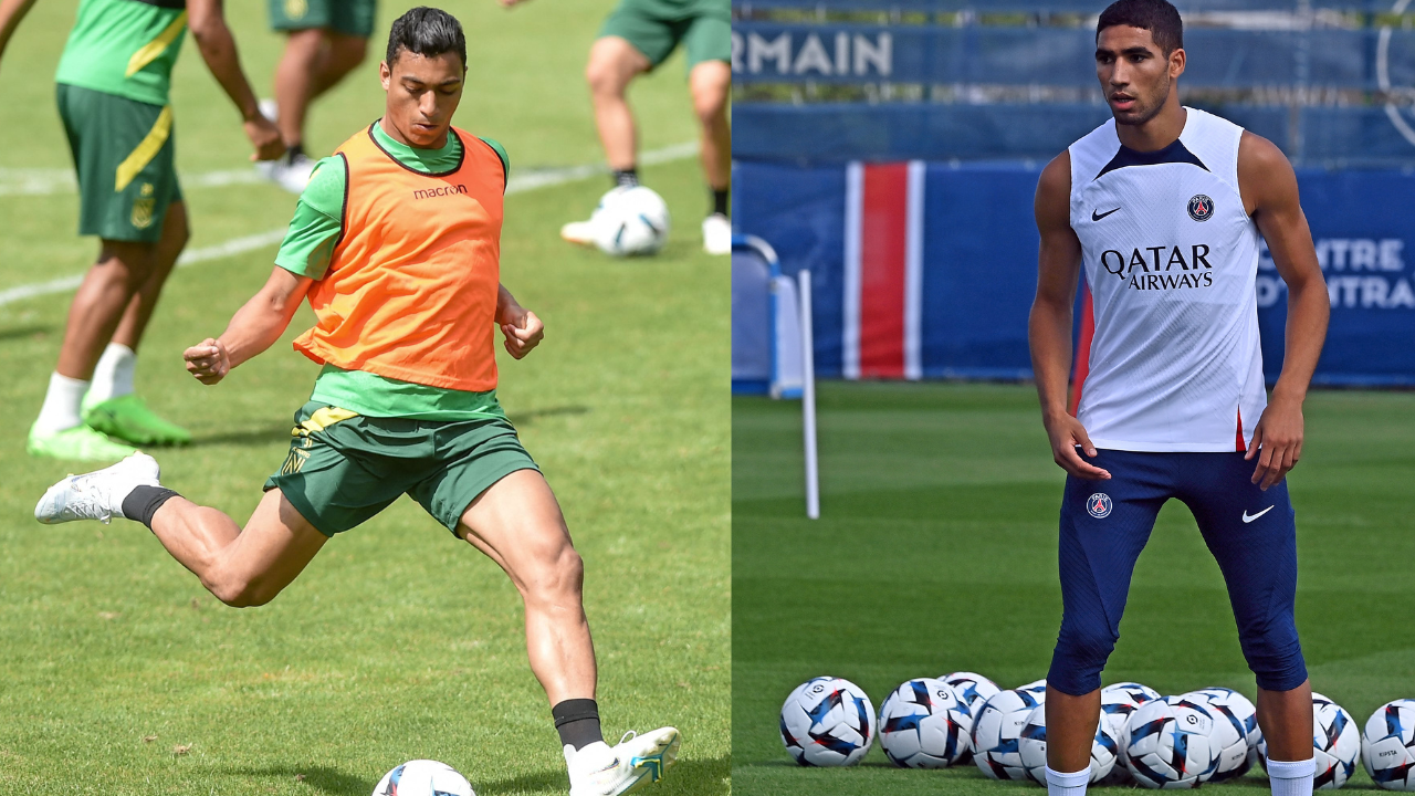 أشرف حكيمي ومصطفى محمد في تل أبيب - gettyimages