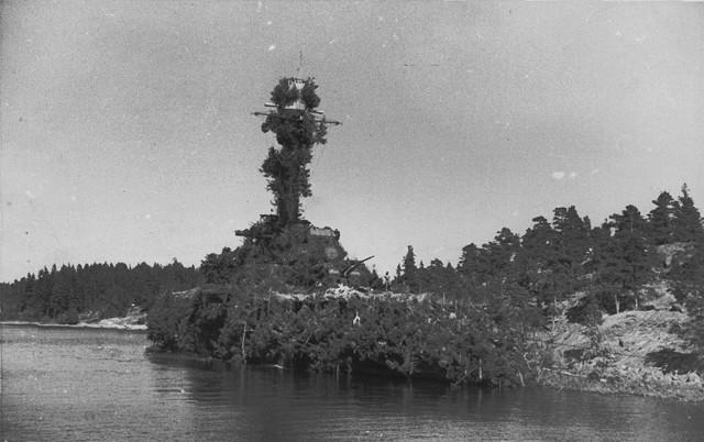 السفينة التي تنكرت في صورة جزيرة لتنجو خلال الحرب العالمية الثانية