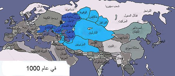 حدود الدول عند بداية السلطان محمود لغزواته\ ويكيبيديا