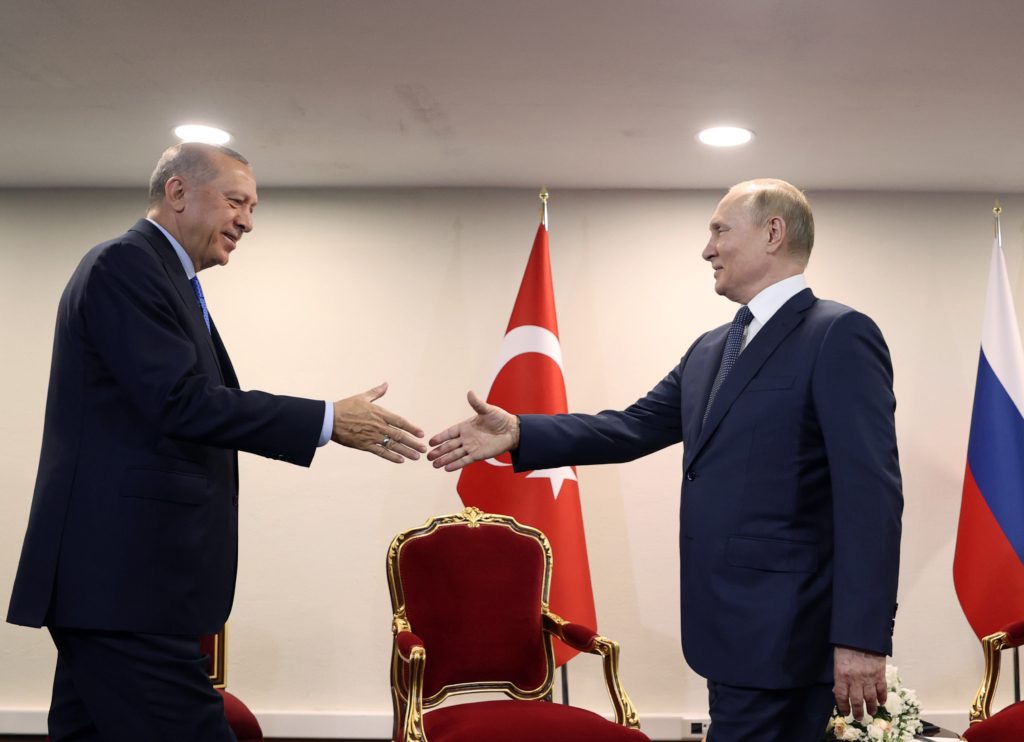 أردوغان بوتين بيرقدار