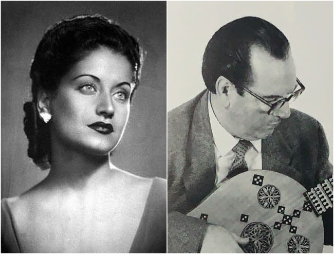 القصبجي وأسمهان.. عندما وجد أستاذ المونولوج العاطفي صوتاً ينافس الست أم كلثوم