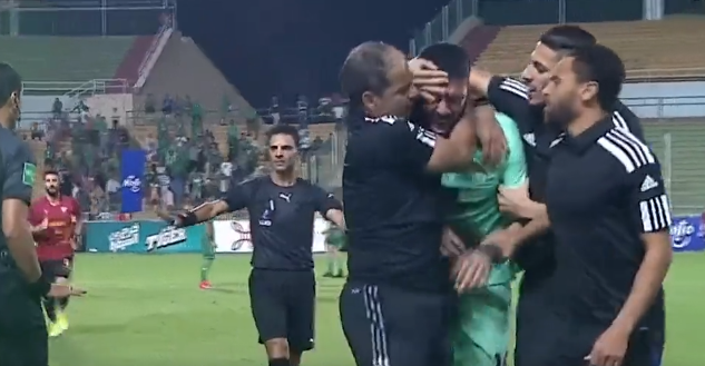 أحمد يحيى حارس مرمى الاتحاد السكندري / مواقع التواصل