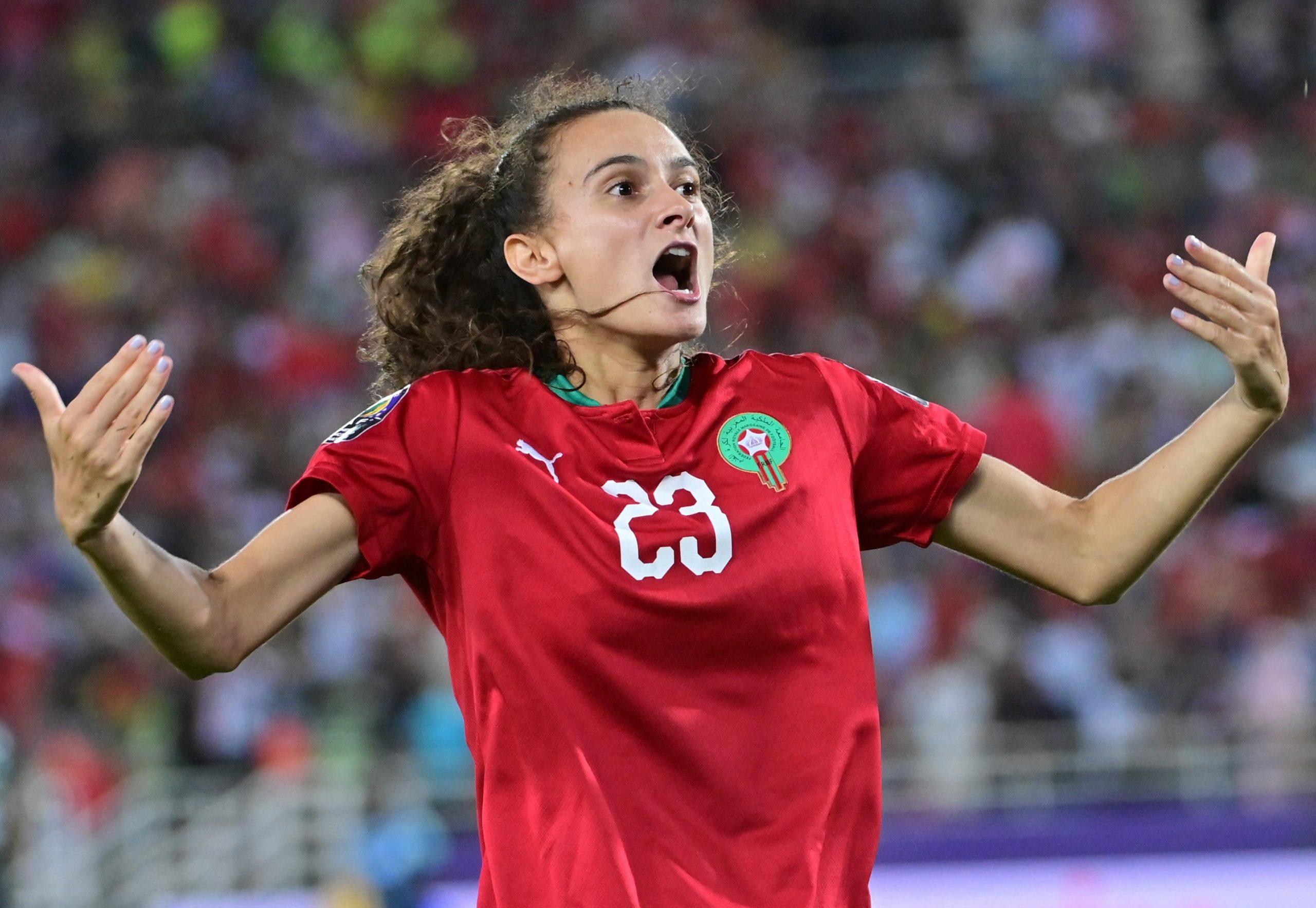 وزيلا إياني لاعبة منتخب المغرب للسيدات - gettyimages