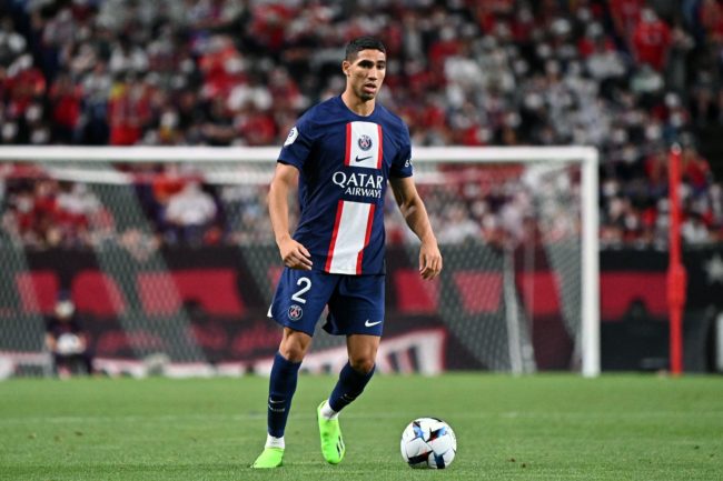 الجماهير الإسرائيلية تهاجم المغربي أشرف حكيمي.. أطلقت صافرات الاستهجان ضده خلال “السوبر الفرنسي” (فيديو)